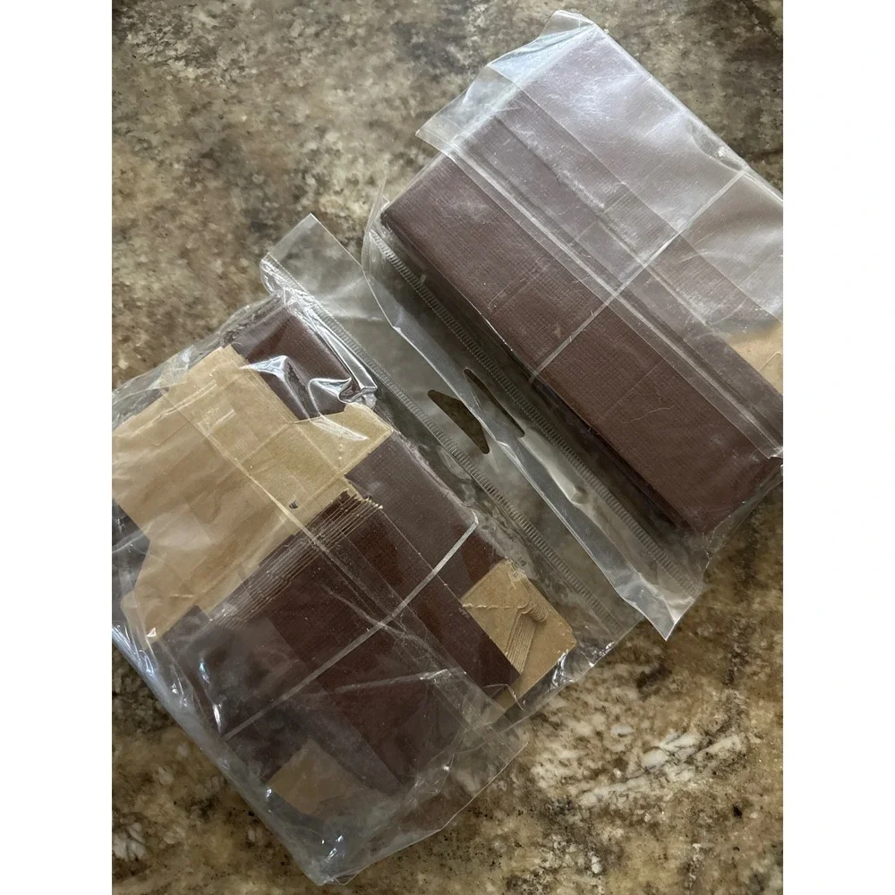 Hortense B Hewitt Chocolate Brown Favor Boxes 2x2x2 Linen Look 24 Count 22747